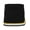 Black/ White/ Metallic Gold, variant on Augusta Girls Pike Skirt 9146 Black/White/Metallic Gold L