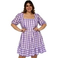 thumbnail image 1 of Vestido Roman Fashion Manga Bombacha Extra 4272 Lila Talla 36, 1 of 7