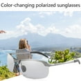 thumbnail image 3 of Photochromic Sunglasses Men Polarized Chameleon Discoloration Sun Glasses, 3 of 8