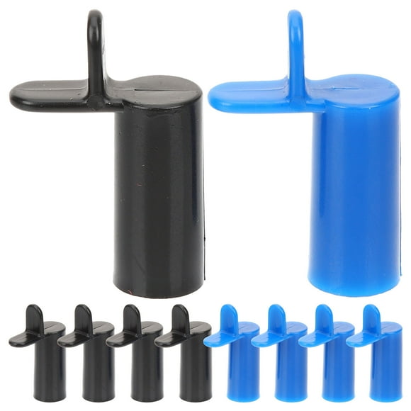 Minkissy 10Pcs Blue Portable Cross Shaped Billiard Bridge Head for Home Use and Clubs
