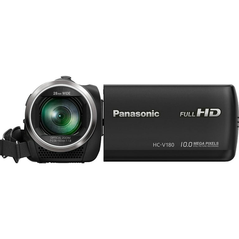 CAMESCOPE NUMERIQUE PANASONIC HC-V180EF-K-2,2MP-VIDEO FULL HD 50P