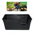 thumbnail image 3 of Summark Multi-functional Reptile Hide Cave Water Bowl Perfect Habitat for Lizards, Turtles, Small Snake, 3 of 6