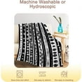 thumbnail image 4 of Halloween Throw Blanket teen Black and white stripes Blanket for Couch Sofa outdoors Cozy Soft Lightweight Fuzzy Plush Fleece Blankets and Throws Decorative Blanket 50x60-4, 4 of 4