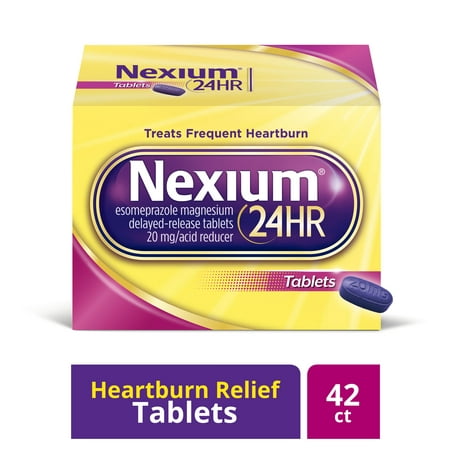Nexium 24HR Acid Reducer Tablets - 42 ct (Best Heartburn Acid Reflux Medicine)