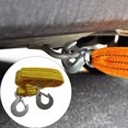 thumbnail image 3 of kurtrusly 2 Anti Slipping Hooks Heavy Duty Car Tow Cable 3 Ton 6 Ton Emergency Trailer Rope Vehicle Nylon Strap, 3 of 5