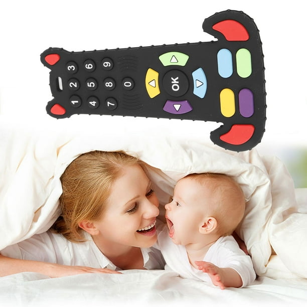 Jouet De Dentition Bébé Silicone Sans BPA - Télécommande Design - Facile à Nettoyer