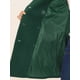 thumbnail image 5 of Abrigo de Fieltro Allegra K a Media Pierna con bolsillo Solapa con muesca doble Botonadura Ejercito Verde M, 5 of 6