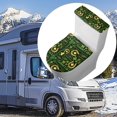 thumbnail image 6 of HELLHERO Green and Gold Four-Leaf Clover Toilet Lid Seat Cover & 2 Pack Toilet Protector Cover & Elastic Bottom for Bathroom Home Comfort, 6 of 7