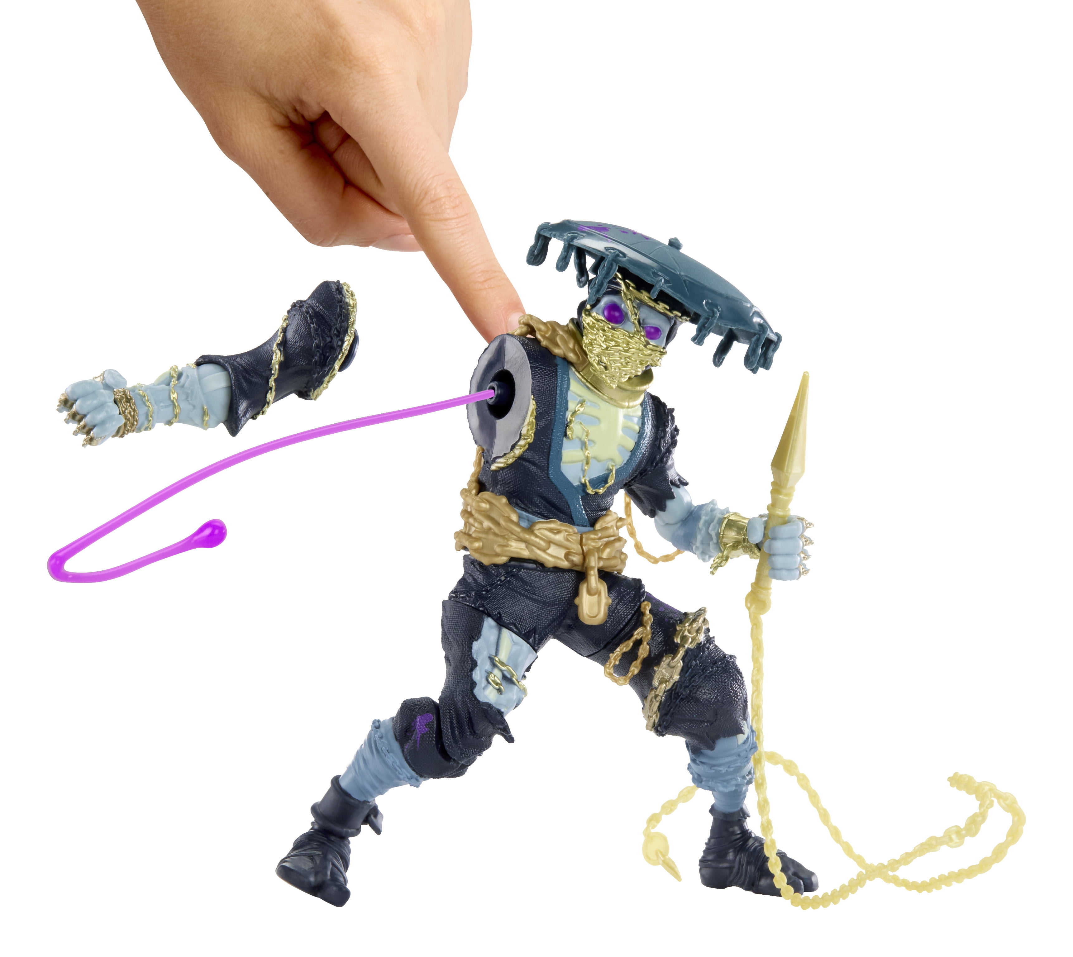 Ninjombie Action Figure - Shadow Scorpion, Boys Action Ninja Zombie Slime Monster Action Figure, Ages 6 +
