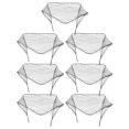 thumbnail image 4 of Shisuyan 7pcs Triangular Mesh Hair Net Women Elastic Hair Nets For Rollers For Salon Home Sleep Styling Curl Setting Fixed Protection, 4 of 8