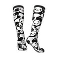 thumbnail image 4 of Easygdp Seamless Pattern Cute Panda Fashionable Adult Sockings&Sports Sockings&Breathable Sockings, Non-Pilling,Contrasting Color Design, 4 of 9