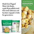 thumbnail image 5 of Variety Pack Popped Water Lily Seeds - Gluten Free | Vegan | Paleo | Kosher OU| Soy Free | 1 oz | (Pack of 4 Bags), 5 of 5