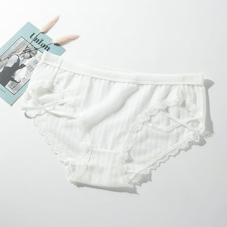 

KaLI_store Lace Panties Women s Ultra Soft High Waist Bamboo Modal Underwear Panties