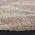 thumbnail image 3 of SAFAVIEH Portofino Henrika Abstract Shag Area Rug, Ivory/Beige, 5'1" x 5'1" Round, 3 of 8