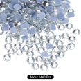 thumbnail image 3 of Uxcell Hotfix Rhinestones Flatback Crystal Glass Gems for Craft Clothes DIY Decoration White 4.8mm, 3 of 5