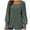 Green, variant on Staron Long Sleeve Blouses for Women Dressy Fall Fashion Tee Tops Loose Casual Outfits Clothes Square Neck Solid Trendy Pullover Tunic Tops Black and Friday Deals