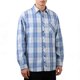 thumbnail image 2 of Mens Casual de Manga Corta Botón Abajo Camisas de Manga Larga a Damas Bolsillo Tee Cuello Turndown, 2 of 8