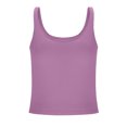 thumbnail image 7 of Timegard Tank Top for Women Scoop Neck Slim Fitted Comfy Summer Casual Athletic Top Camis with Bras, 7 of 7