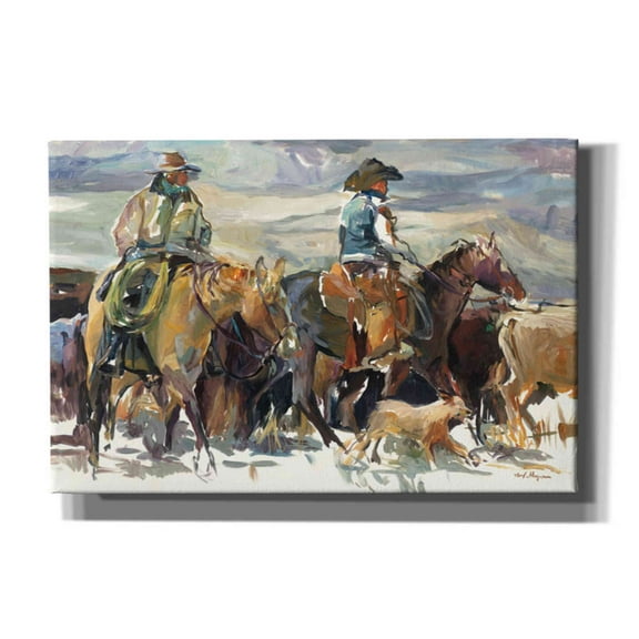Epic Graffiti 'The Roundup' by Marilyn Hageman, Canvas Wall Art, 40"x26"