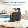 thumbnail image 3 of Slushie Machine No Ice Needed, with LED Display & 6 Pre-Set Programs,for Home, One-Touch Reservation & 6 Pre-Set Programs for Margaritas/Frappés/Ice Cream, 3 of 9