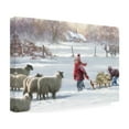 thumbnail image 4 of The Macneil Studio 'Feeding Sheep' Canvas Art, 4 of 4