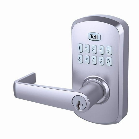 Tell Manufacturing 5049961 Satin Chrome Steel Electronic Keypad Entry Lock