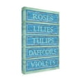 thumbnail image 2 of RetroPlanet 'Garden Boards Blue' Canvas Art, 2 of 4