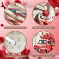 thumbnail image 4 of Red Vintage Truck Welcome Banner Red Roses Romantic Display Heart-shaped Balloons Pattern Love Backdrop for Valentine's Day Party Wedding Reception Welcome Ceremony, 4 of 9