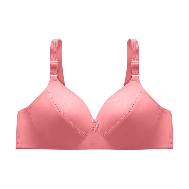Ropa interior de sujetador de perspectiva calada cómoda de Color sólido para mujer sin llantas Fridja nalpqowj34573