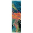 thumbnail image 2 of Safavieh Galaxy Rosamund Abstract Runner Rug, Blue/Orange, 2'3" x 8', 2 of 11