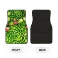 thumbnail image 2 of Naloa Cactus And Succulents Car Foot Mat Set of 4 Pieces - Universal Floor Liner Neoprene Full Set Floor Mats for Cars Trucks SUV, 2 of 7