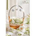 thumbnail image 2 of Pétalos de rosa de seda Serwalin, 300 unidades, mezcla verde y blanca, 2 of 8