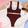 thumbnail image 5 of Traje de baño sexy de dos piezas con almohadilla push-up para mujer Conjunto de ropa de playa Fridja  nalpqowj61019, 5 of 5
