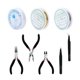 thumbnail image 1 of Kit de Herramientas para Joyas, Alicates para Principiantes, de Cordón de Cobre, Reparación, Corte, Fabricación de Pulseras, Pendientes, - 8 Piezas Soledad Alicates para hacer joyas, 1 of 4