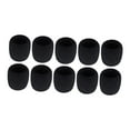 thumbnail image 2 of Fundas protectoras para micrófono inalámbrico, paravientos, portátil, de espuma gruesa. 10 unidades negras, 2 of 9