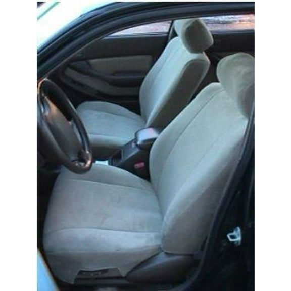 CM12 1992-1995 Toyota Camry LE and 1992-1996 SE Front and Back Set Seat Set. Front Bucket Seats and Rear 60/40 Bench with Armrest in Gray Velour