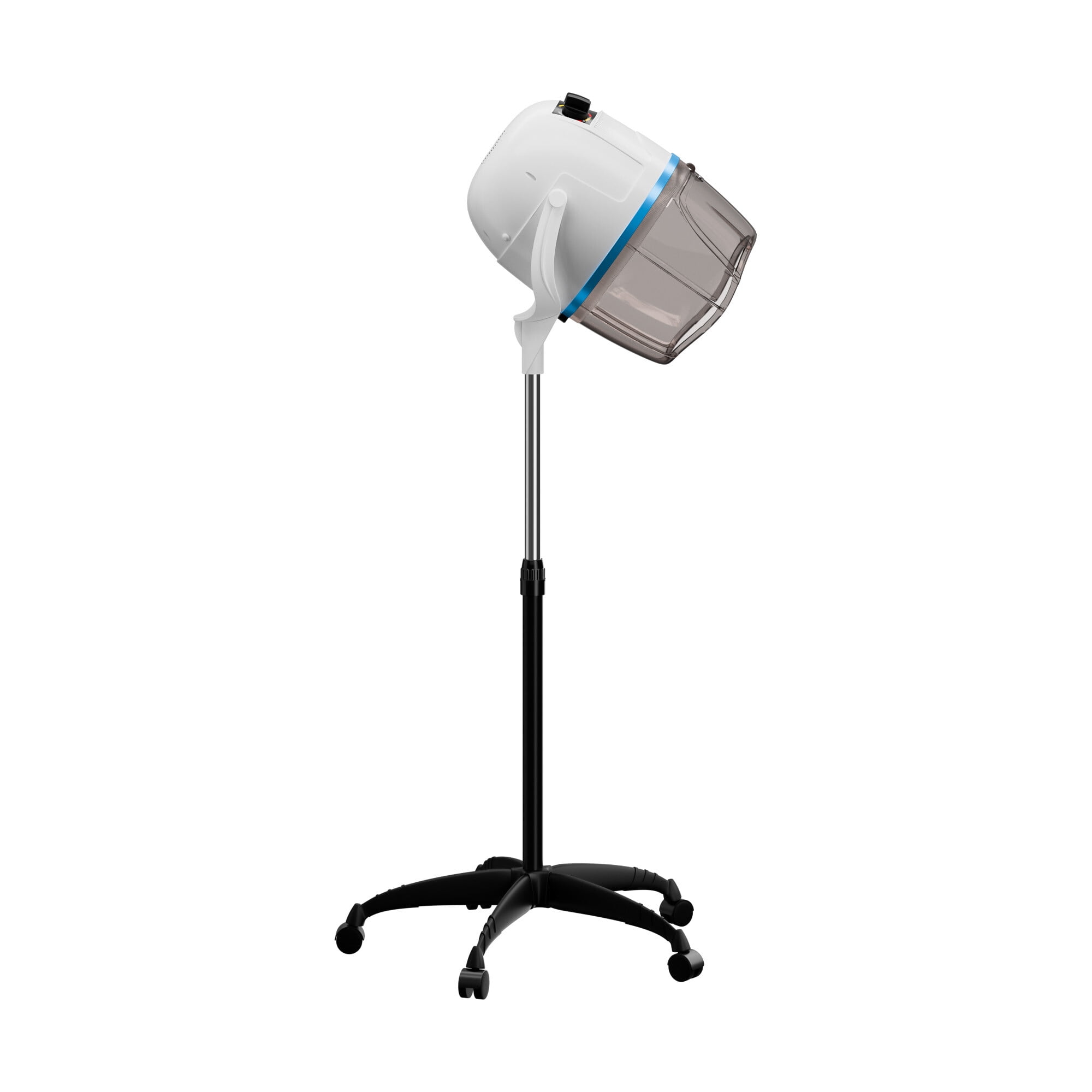 ZENY Pro 1300W Floor Standing Bonnet Hair Dryer, White Professional Hooded Hair Dryer