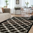 thumbnail image 2 of Superior Bohemian Trellis Indoor Area Rug, 2'x3', Black, 2 of 5