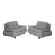 thumbnail image 1 of Sala Bali 2 Piezas (Love Seat, Love Seat) Gris Smoke, 1 of 8