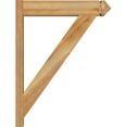 thumbnail image 3 of Ekena Millwork 6"W x 26"D x 34"H Traditional Rough Sawn Arts and Crafts Outlooker, Western Red Cedar, 3 of 4