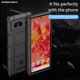 thumbnail image 3 of Slim Fit Phone Case for Google Pixel 6 Pro,Rugged Shield Durable Case with Military Grade Shockproof Protection,Drop-Tested and Camera Lens Protection Cover for Pixel 6 Pro,HD Black, 3 of 16