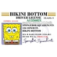 thumbnail image 1 of Tarjeta de identificación parodia de licencia de conducir de Bob Esponja, 1 of 2