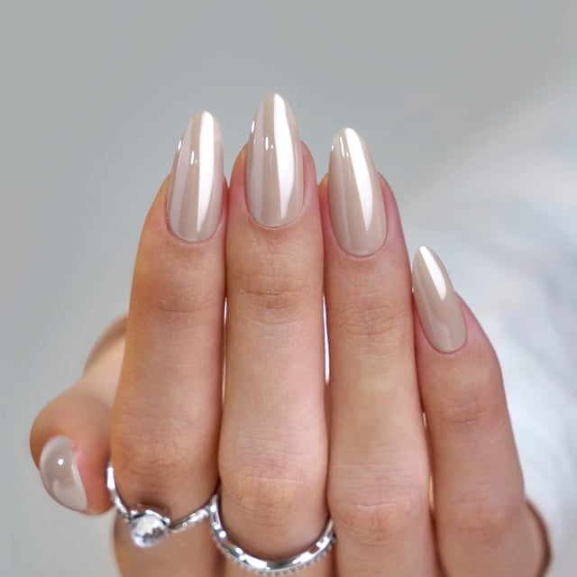 Press On Nails BtartBox Almond Medium con 30 uñas de gel suave