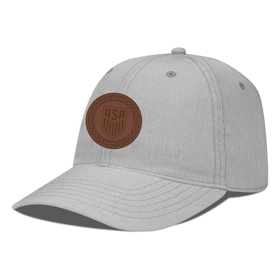 Men's Levelwear Heather Gray USMNT Idol Periscope Stretch-Snap Adjustable Hat