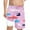 Pink, variant on Hienoo Big Boys Shark Print Compression Liner Swim Trunks Beach Shorts