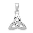 thumbnail image 1 of Pendentif en Forme de Trinité Plaqué Rhodium en Argent Sterling 925, 1 of 2