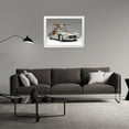 thumbnail image 3 of Stephen Chambers 24x19 White Modern Wood Framed Wall Art Titled - Mercedes Gullwing, 3 of 6