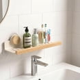 thumbnail image 2 of Suction Cup Shelf, No-Drill, Over Sink, 12 Inch, for Kitchen and Bathroom, 2 of 5