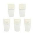 thumbnail image 2 of 50-Pack Thickened White Disposable Paper Cups - Handcrafted Tea Tasting Cups for Hot/Cold Beverages and Sampling - White, 2 of 5