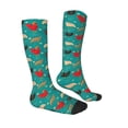 thumbnail image 4 of Lsque Cute Hens And Rooster Printed Crew Socks Men's Women's LightWeight Thin Casual Calf Socks ,Knee High Socks,Cotton Socks, 4 of 9